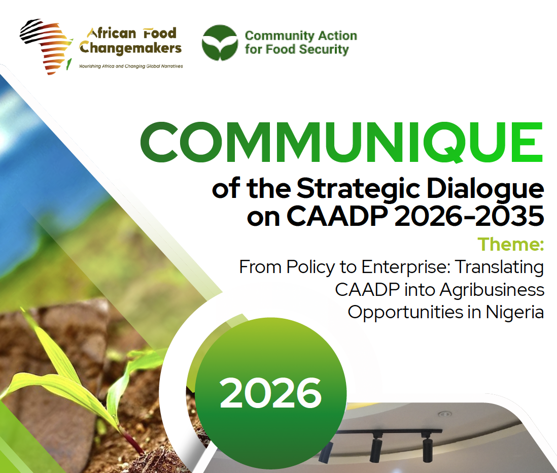 Communique of the Strategic Dialogue on CAADP 2026-2035